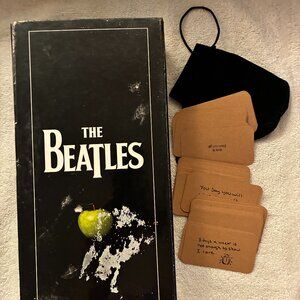 The Beatles CD Box Set Original Studio Recording 14 with cards and velvet bag